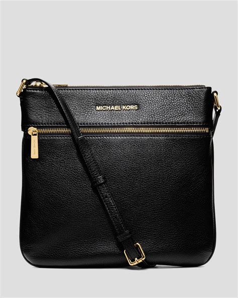 Michael Kors Bedford Flat Crossbody Black 